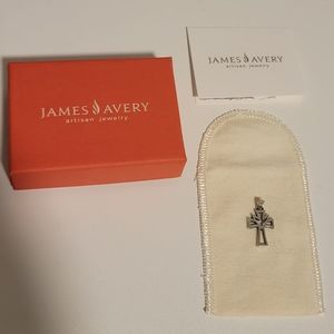 Retired James Avery Descending Dove Cross Pendant